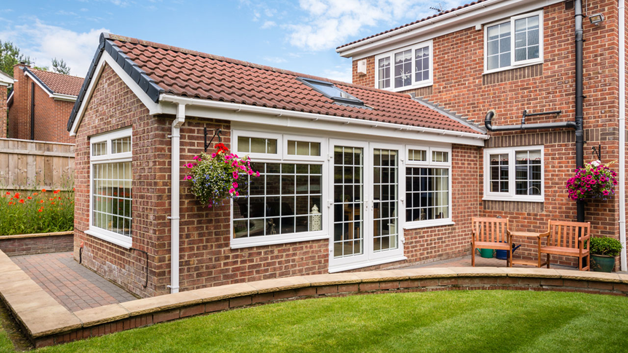 Pitched roof extension