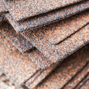 Illustration showcasing the different types of asphalt shingles.