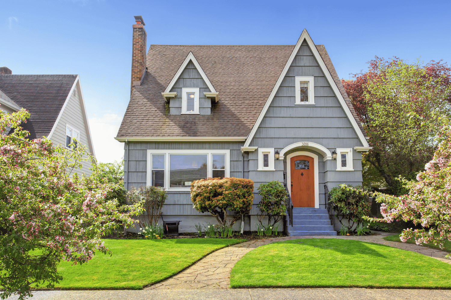 Roof design aligned with the home's exterior for aesthetic appeal. 