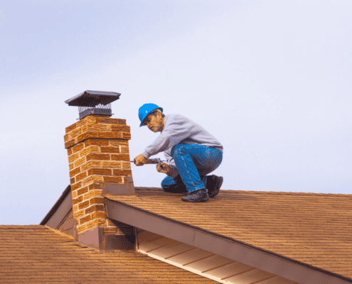 How Summer Storms Expose Chimney Flashing Problems on West Caldwell Homes 2 A step-by-step guide to sealing chimney flashing.