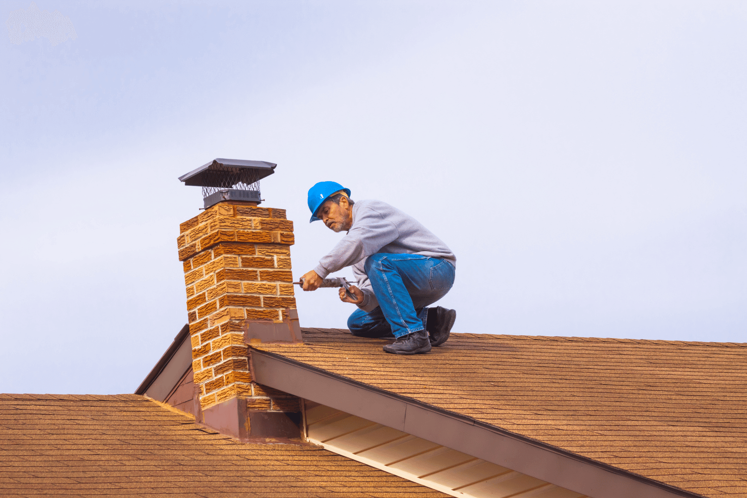 A step-by-step guide to sealing chimney flashing. 